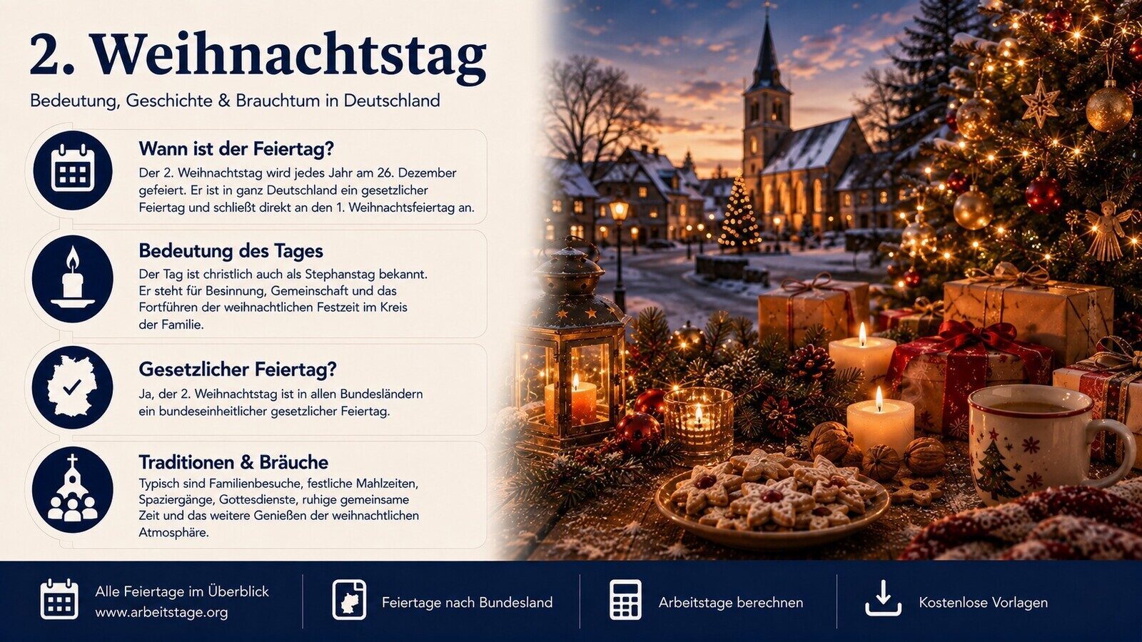 2. Weihnachtstag - Bedeutung, Geschichte und Brauchtum in Deutschland