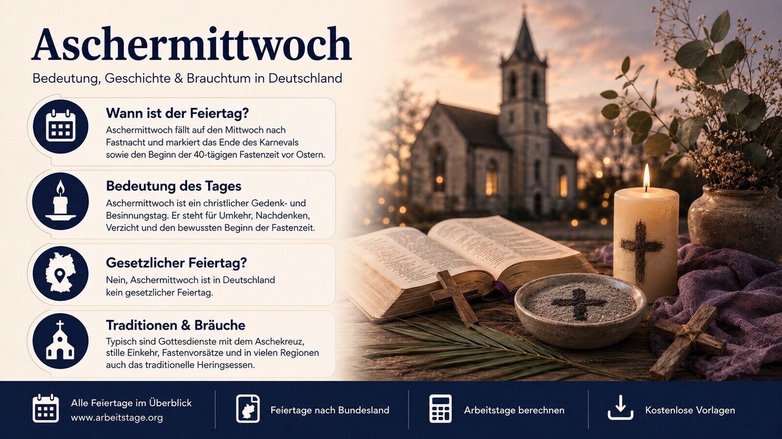 Aschermittwoch - Bedeutung, Geschichte und Brauchtum in Deutschland