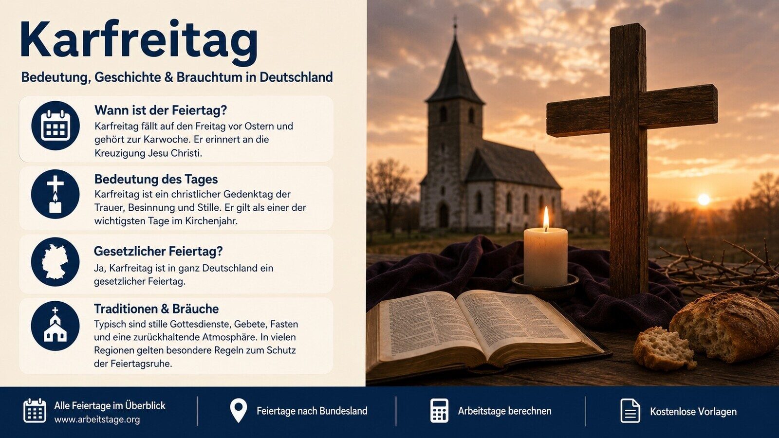 Karfreitag - Bedeutung, Geschichte und Brauchtum in Deutschland
