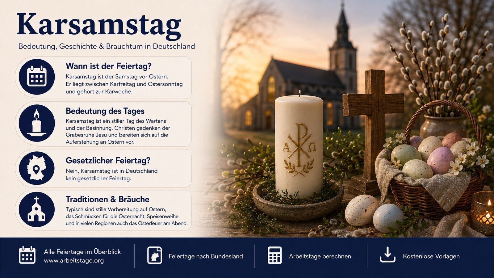Karsamstag - Bedeutung, Geschichte und Brauchtum in Deutschland