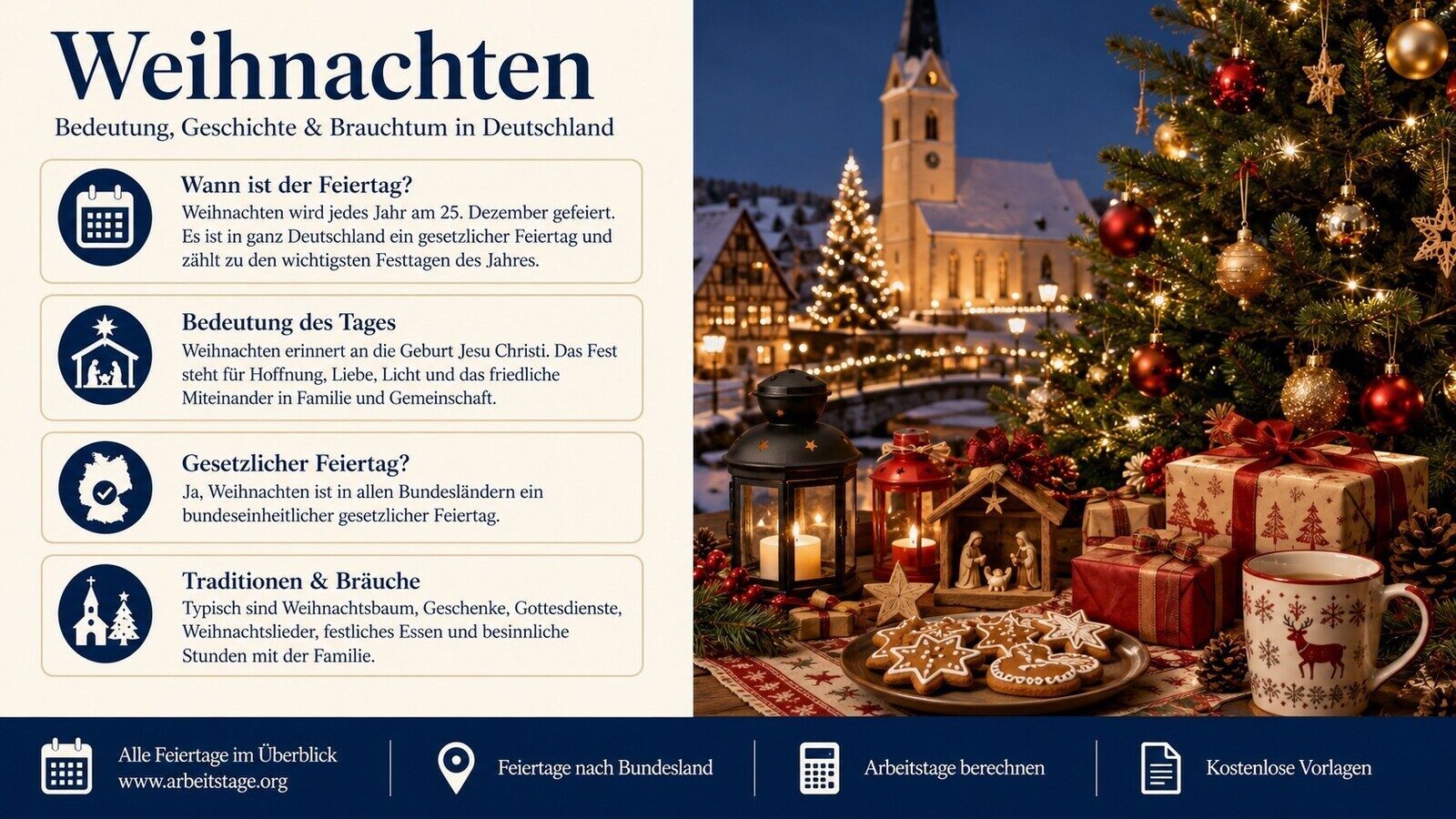 Weihnachten - Bedeutung, Geschichte und Brauchtum in Deutschland