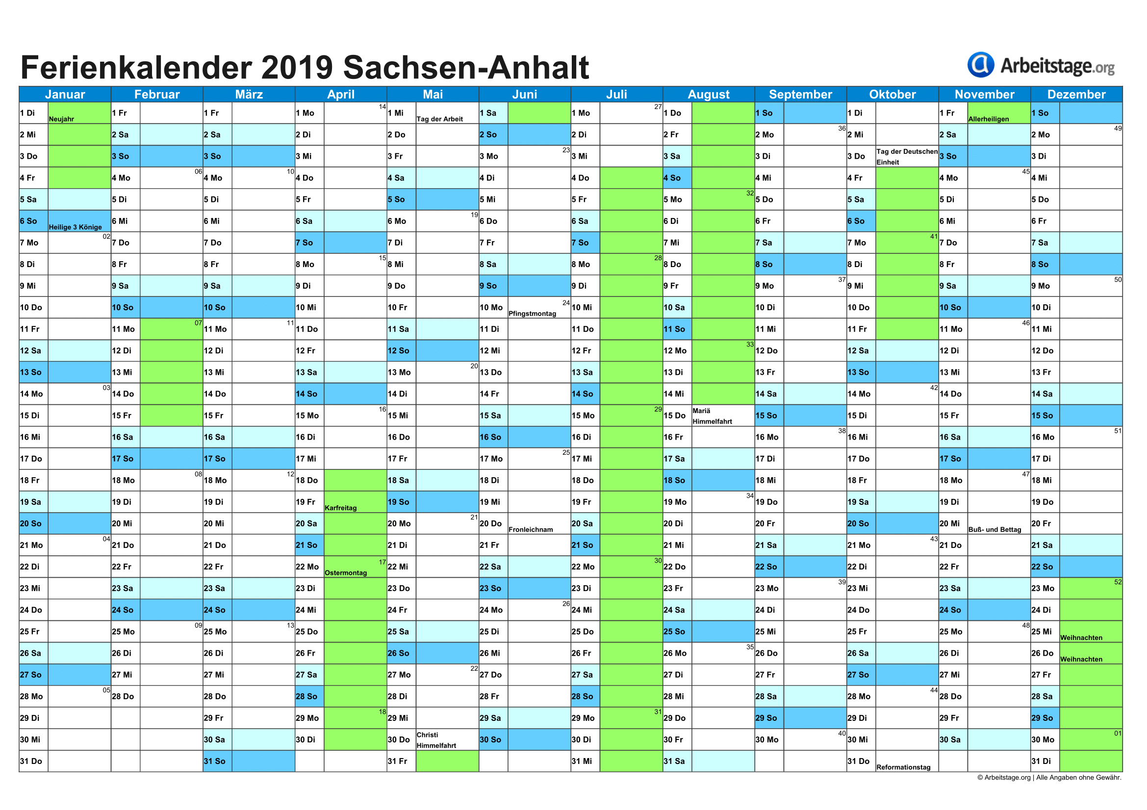 Ferien sachsen anhalt