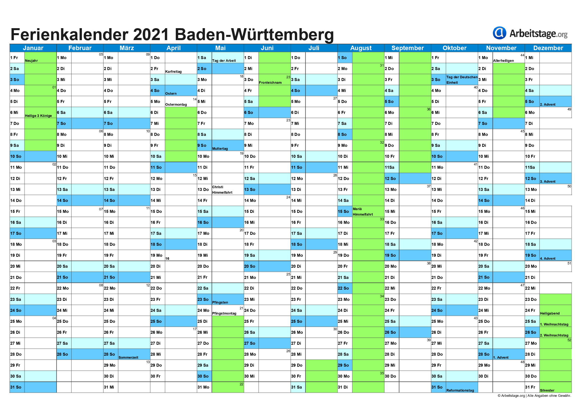 Kalender 2020 Zum Ausdrucken