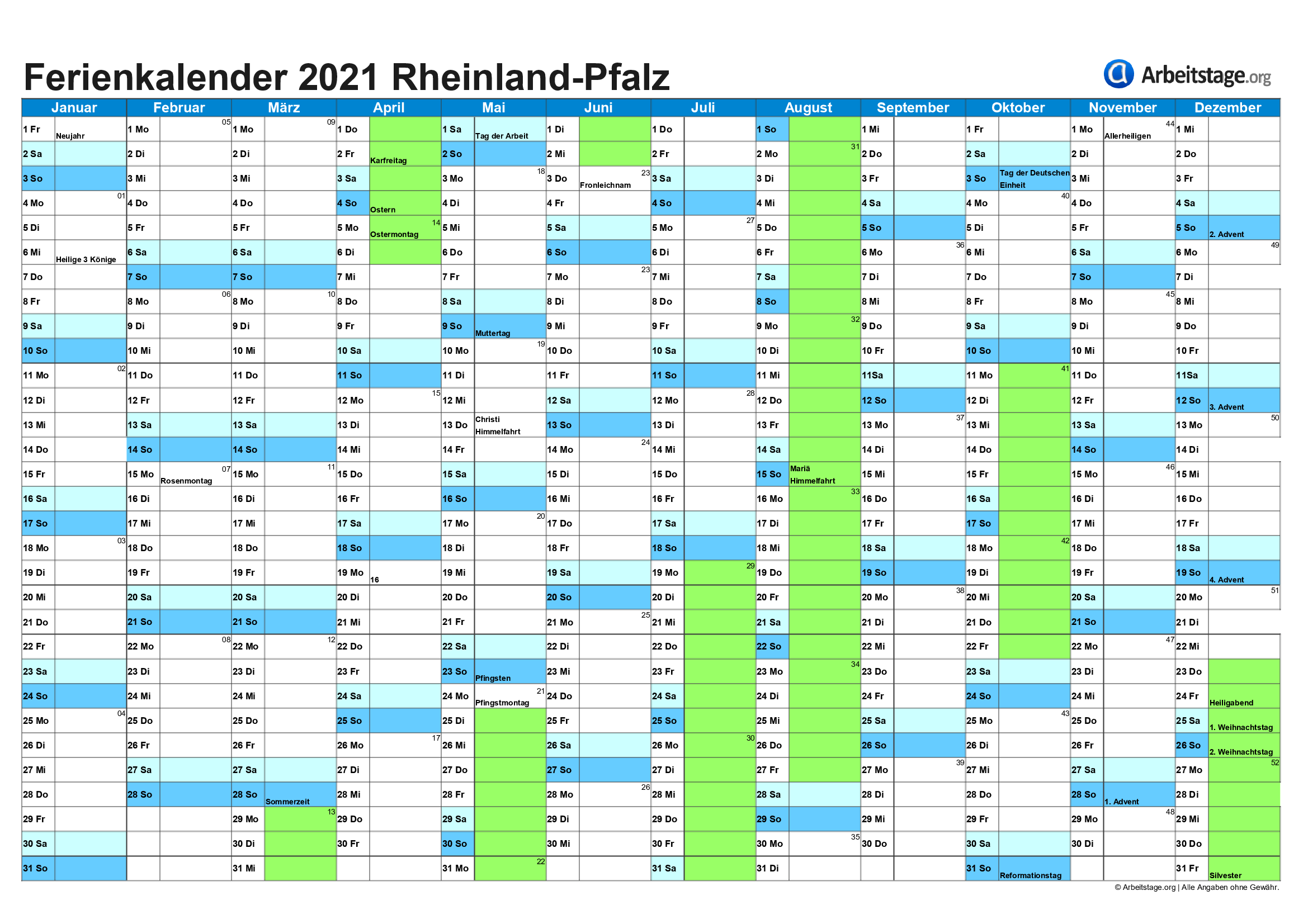 Herbstferien rlp 2020