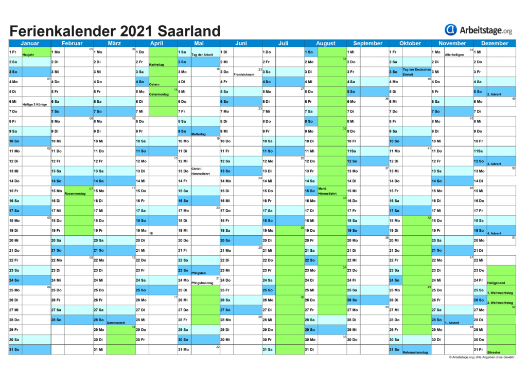 Ferien Weihnachten 2022 Saarland Ferien Saarland 2021, 2022
